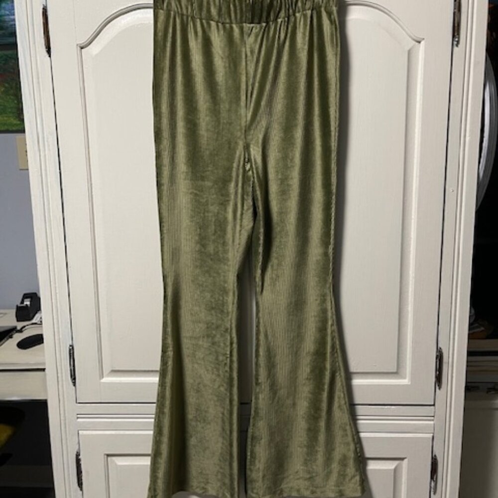 Double Zero JR Pants Size M Color Green - Picture 2 of 4